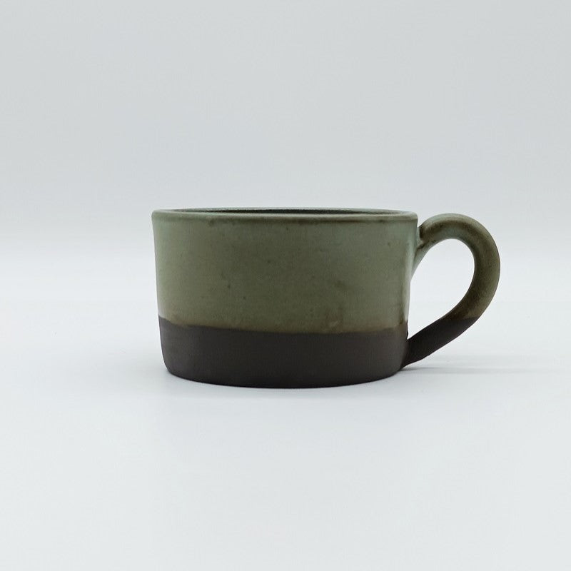 Χειροποίητη Κεραμική Κούπα Διπλού Espresso - Black Sea