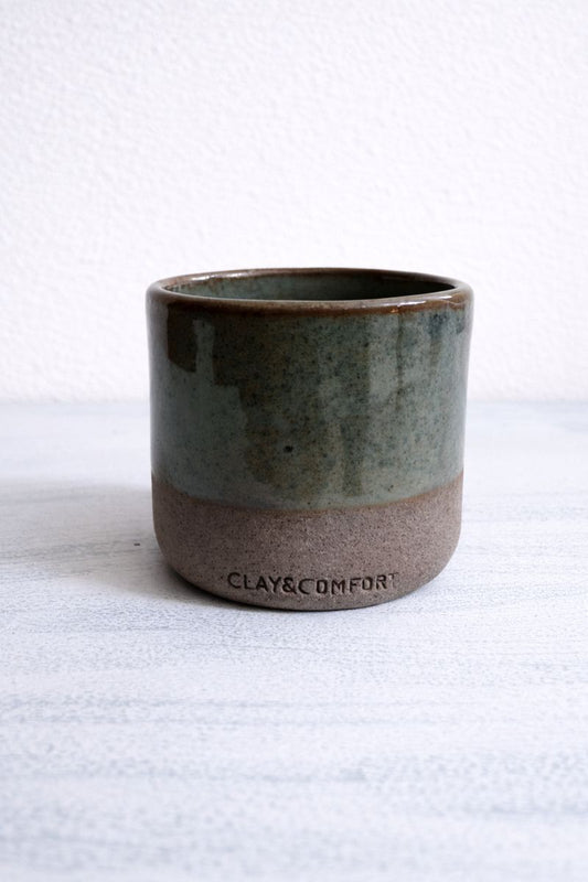 Χειροποίητη Κεραμική Κούπα - Caribbean Teal 200ml